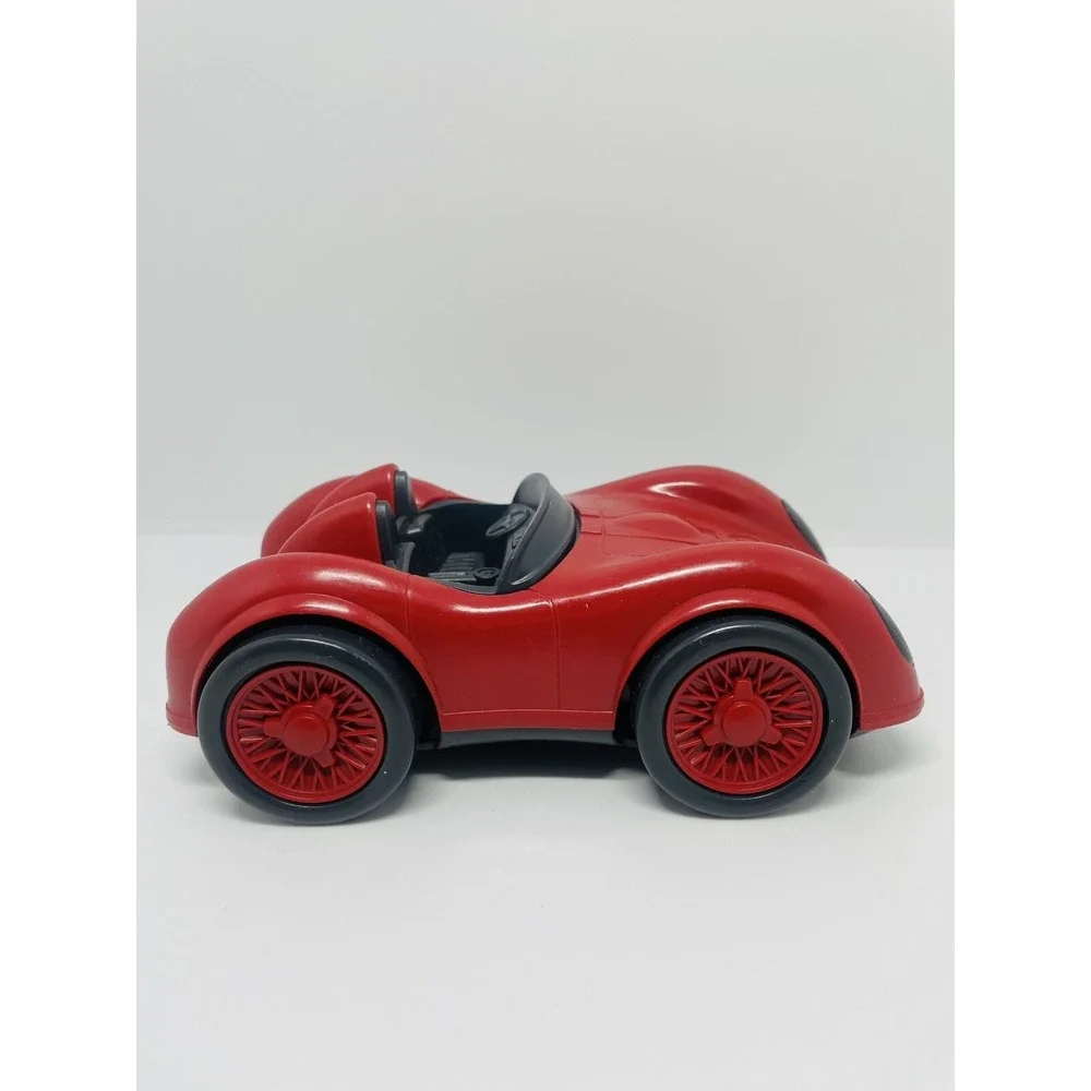 Vintage Green Toys Red Race Car Toy Made In USA Antique‎ Race Car